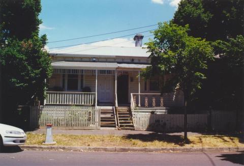 Bellair Street, house with cast iron balcony, Flemington, 2000