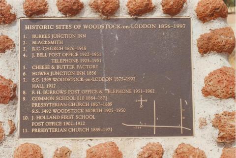 Historic sites of Woodstock on Loddon, 2001