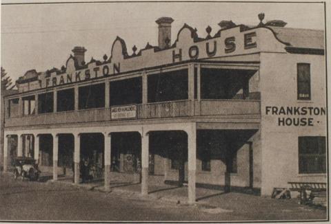 Frankston House, 1918