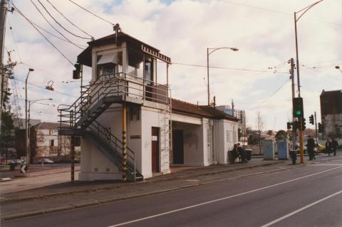 Tram signal cabin, Swanston Street, Melbourne, 2001