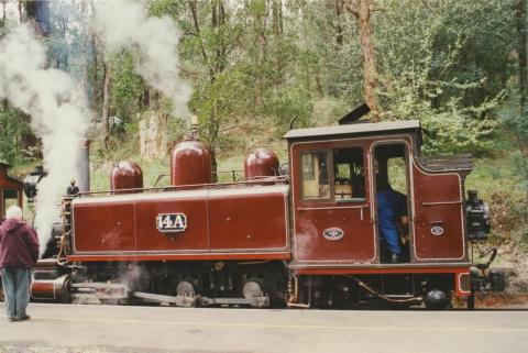 At Emerald Railway Station, 2001