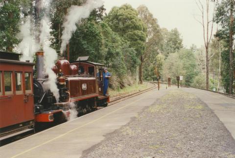 At Emerald Railway Station, 2001