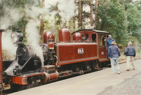 At Emerald Railway Station, 2001