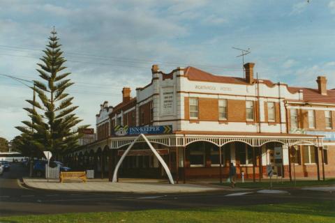 Wonthaggi Hotel (whale jaws in foreground), 2002