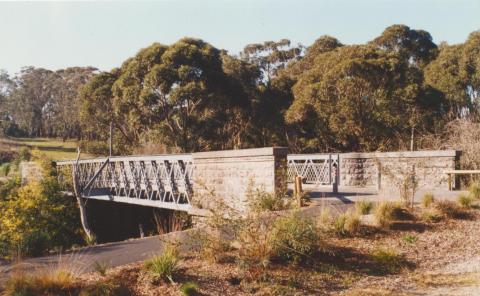 Lower Plenty bridge, Old Plenty Road, 2002