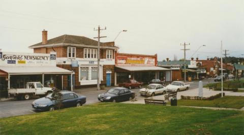 Garfield with war memorial built in 2000 in foreground, 2002