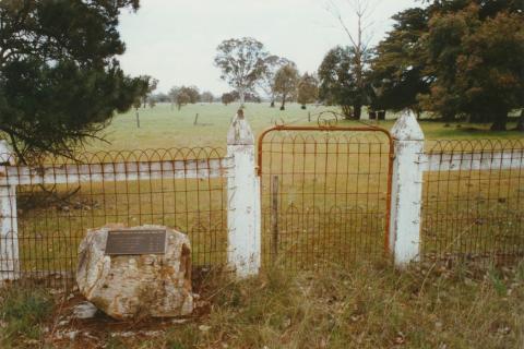 Site of Mooralla church, 2002