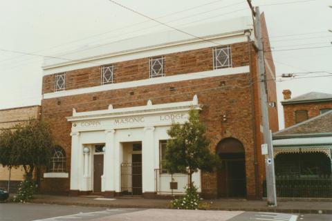 Coppin Masonic Lodge, Weston Street, Brunswick East, 2003