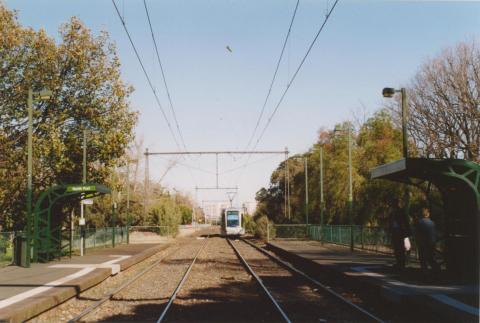 North Port tram stop looking south west, Port Melbourne, 2004