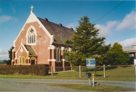 Catholic Church, Springbank (residence and primary school to right), 2005