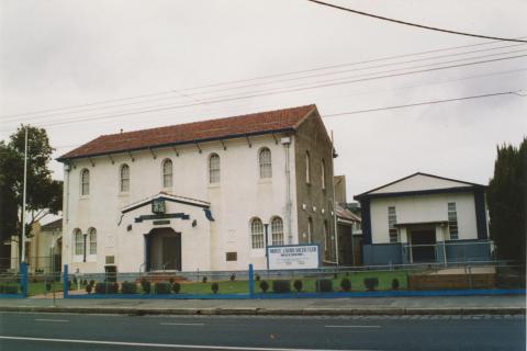 Monte Lauro Social Club, formerly Brunswick West Progress Association Hall, 2005