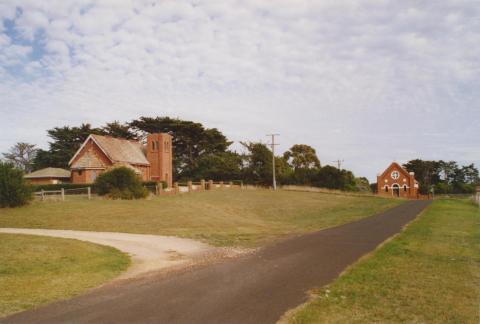 Catholic and Church of England churches, Yambuk, 2006