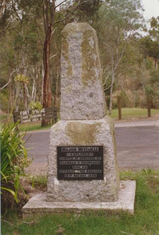 Major Mitchell memorial, Fort O'Hare, Dartmoor, 2006