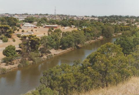 View of Maribyrnong River from Melbourne