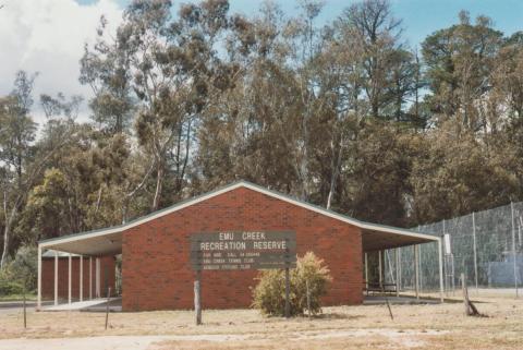 Emu Creek recreation reserve, 2009