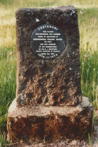 Barongarook primary school memorial, 2009