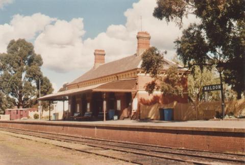 Maldon railway station, 2009