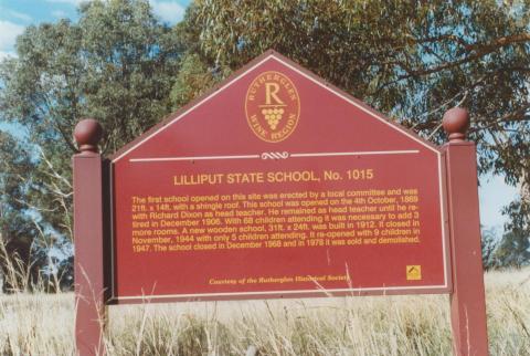 Lilliput State School sign, 2010