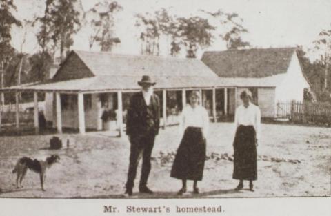 Mr Stewart's homestead 'Tolmie', Mansfield shire, 1919