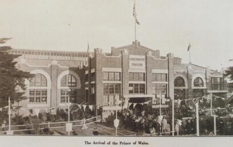 Prince of Wales at showground, Ascot Vale, 1920