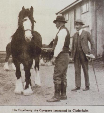 Governor of Victoria, Earl of Stradbroke at Werribee Experimental farm, 1922