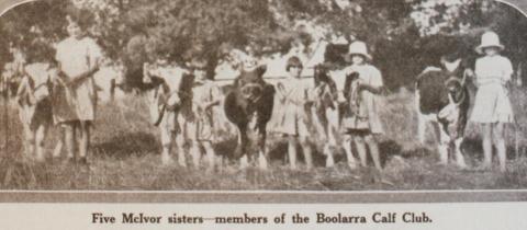 Boolarra calf club, 1931