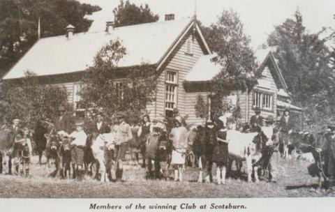 Scotsburn calf club, 1933