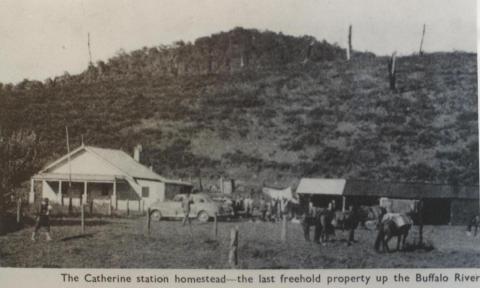 Catherine station homestead, Buffalo River, 1957