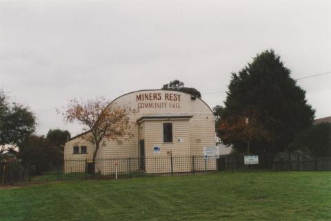 Miners Rest community hall, 2010