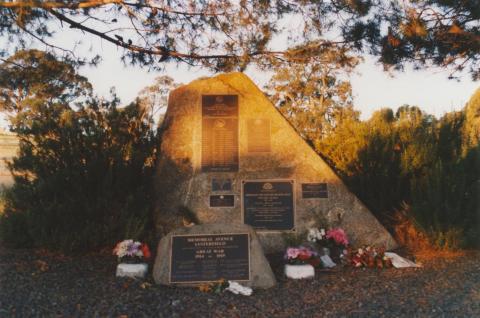 Lysterfield war memorial, Lysterfield Road, 2010