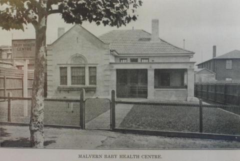 Malvern Baby Health Centre, Burke Road, 1935