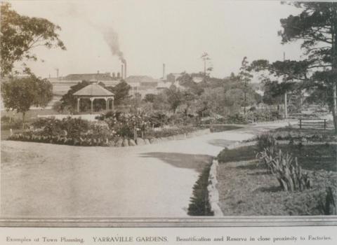 Yarraville Gardens, Footscray, 1924