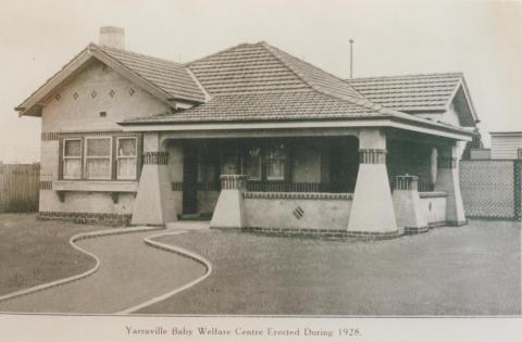 Yarraville Baby Welfare Centre, Footscray, 1928