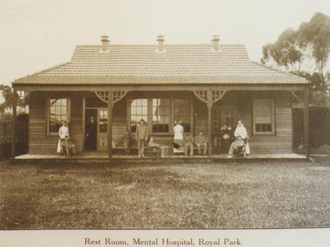 Mental hospital, Royal Park, Prahran, 1917