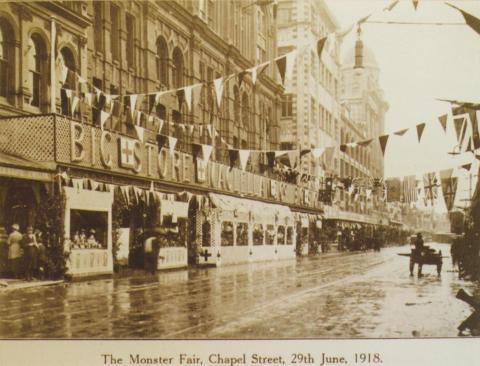 Monster Fair, Chapel Street, Prahran, 1918