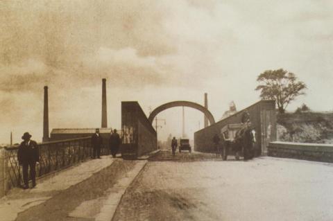 Old Church Street bridge, Prahran 1921