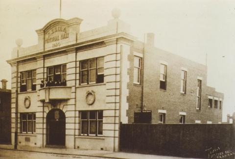 Opening RSSAILA hall, High Street, Prahran, 1922