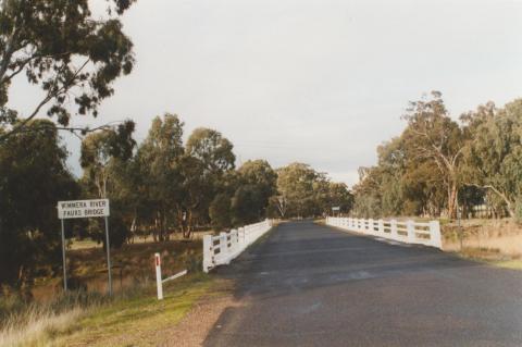 Horsham-Wal Wal Road, Wimmera River Fauxs Bridge, 2010