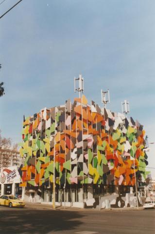 Pixel 'green' building, corner Bouverie and Queensberry Streets, Carlton, 2010