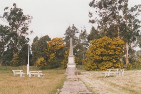 Majorca, Costwald and Craigie war memorial, 2010