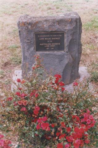 War Memorial, Lake Bolac, 2011