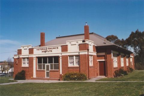 Railways Institute, Soldiers Hill, 2012