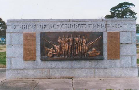 War Memorial, Alexandra, 2011