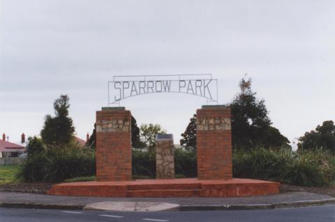 Sparrow Park, Geelong West, 2011