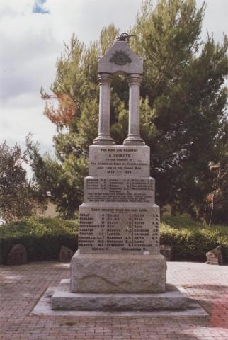 War Memorial, Templestowe, 2012