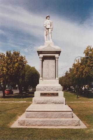 War Memorial, Nathalia, 2012