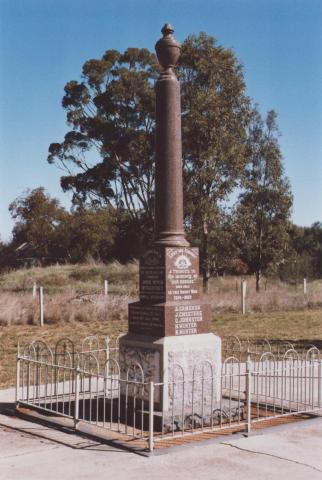 War Memorial, Lake Rowan, 2012