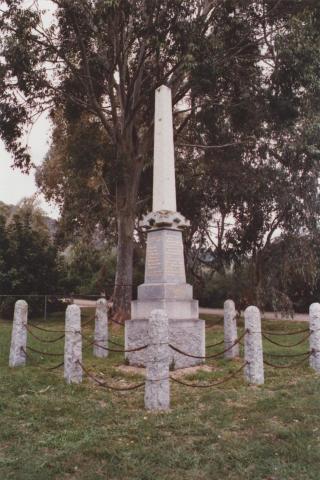 Memorial, Warrenbayne, 2012