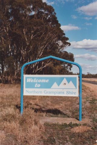 Welcome Sign, Northern Grampians, 2012