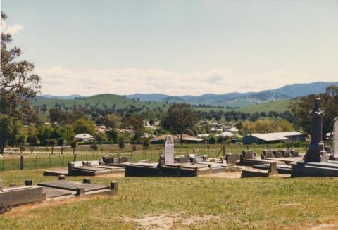 Cemetery, Corryong, 1980